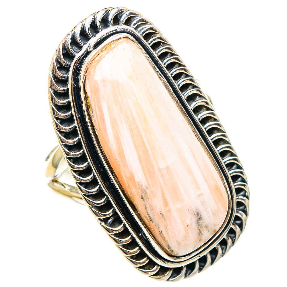 Scolecite Rings handcrafted by Ana Silver Co - RING95376 - Photo 2