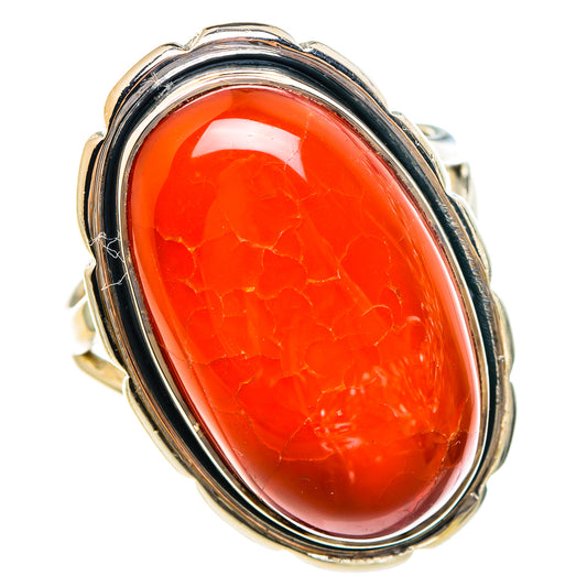 Carnelian Rings handcrafted by Ana Silver Co - RING95377