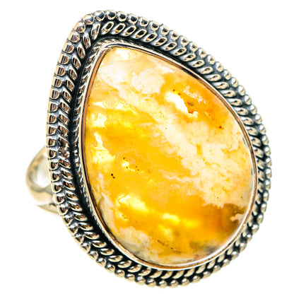 Plume Agate Rings handcrafted by Ana Silver Co - RING95378 - Photo 2