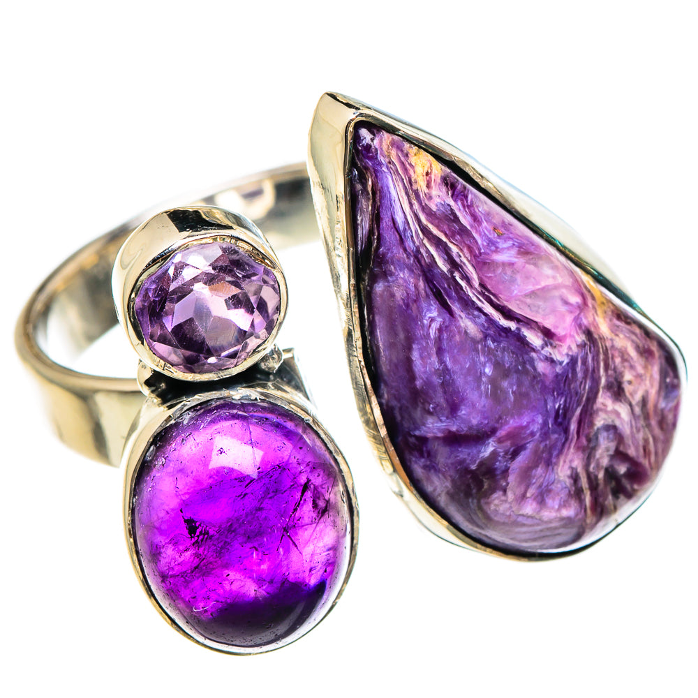 Charoite Rings handcrafted by Ana Silver Co - RING95384