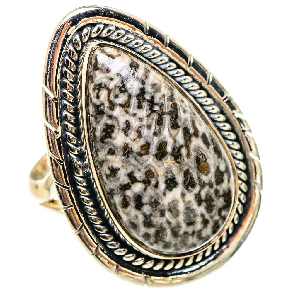 Stingray Coral Rings handcrafted by Ana Silver Co - RING95389