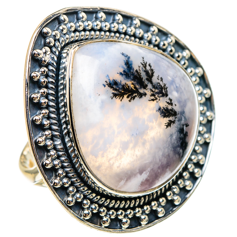 Rainbow Moonstone Rings handcrafted by Ana Silver Co - RING95393