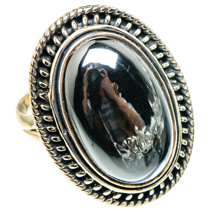 Hematite Rings handcrafted by Ana Silver Co - RING95399 - Photo 2