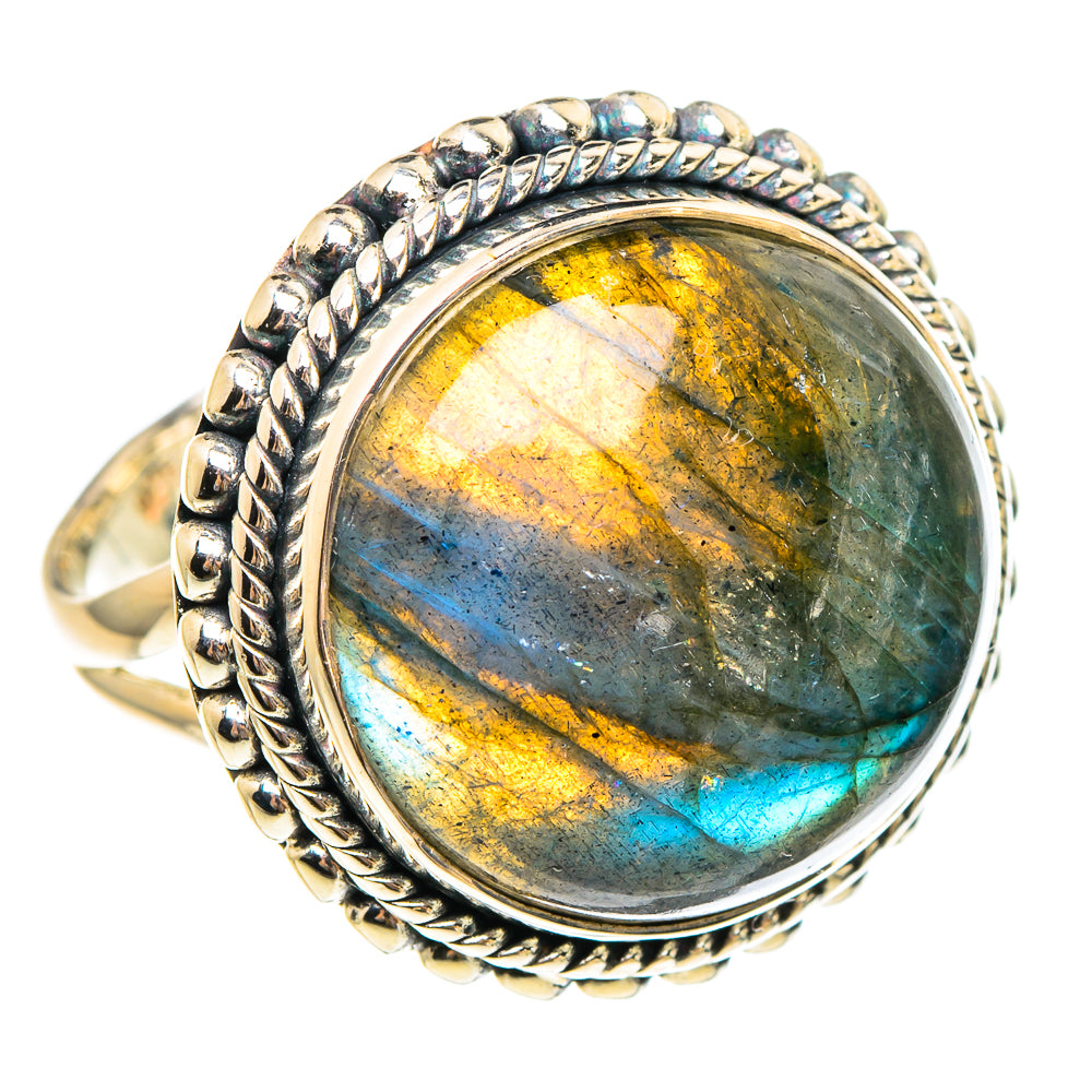 Labradorite Rings handcrafted by Ana Silver Co - RING95413