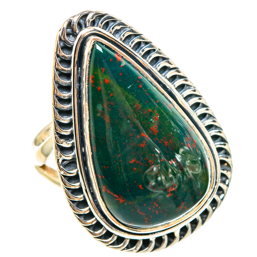 Bloodstone Rings handcrafted by Ana Silver Co - RING95417