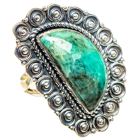 Emerald Rings handcrafted by Ana Silver Co - RING95421
