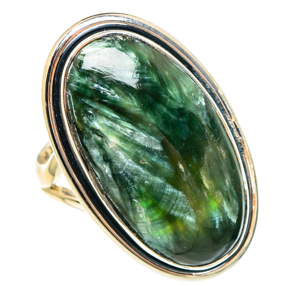 Seraphinite Rings handcrafted by Ana Silver Co - RING95424