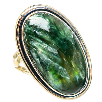 Seraphinite Rings handcrafted by Ana Silver Co - RING95424