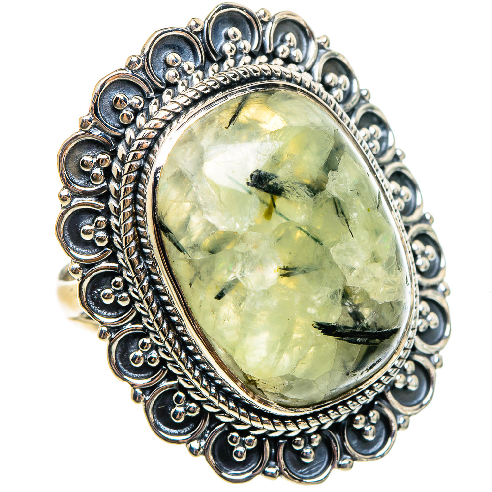 Prehnite Rings handcrafted by Ana Silver Co - RING95427