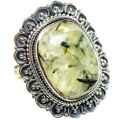 Prehnite Rings handcrafted by Ana Silver Co - RING95427