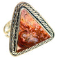 Crazy Lace Agate Rings handcrafted by Ana Silver Co - RING95434