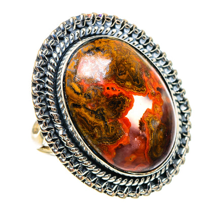 Morocco Agate Rings handcrafted by Ana Silver Co - RING95437