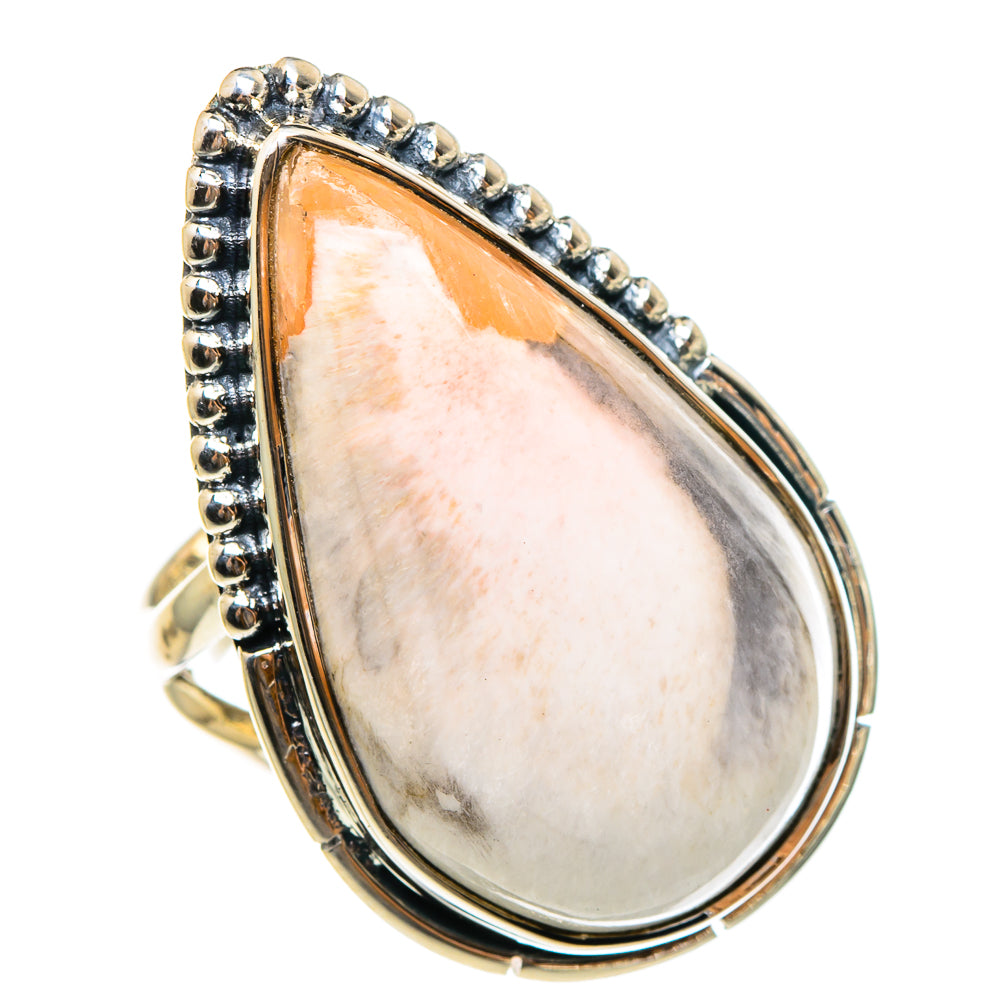 Scolecite Rings handcrafted by Ana Silver Co - RING95442 - Photo 2