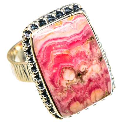 Rhodochrosite Rings handcrafted by Ana Silver Co - RING95444
