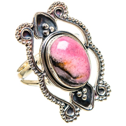 Rhodonite Rings handcrafted by Ana Silver Co - RING95445