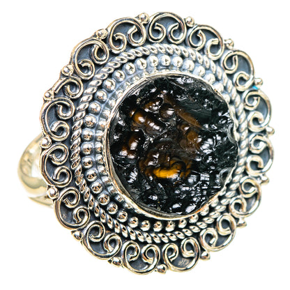 Tektite Rings handcrafted by Ana Silver Co - RING95449 - Photo 2