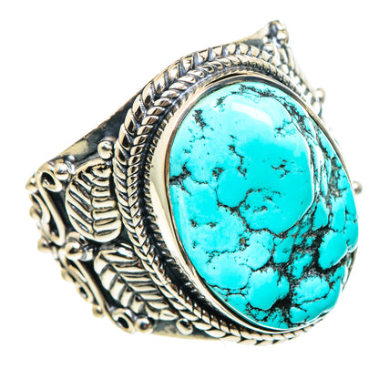 Tibetan Turquoise Rings handcrafted by Ana Silver Co - RING95461