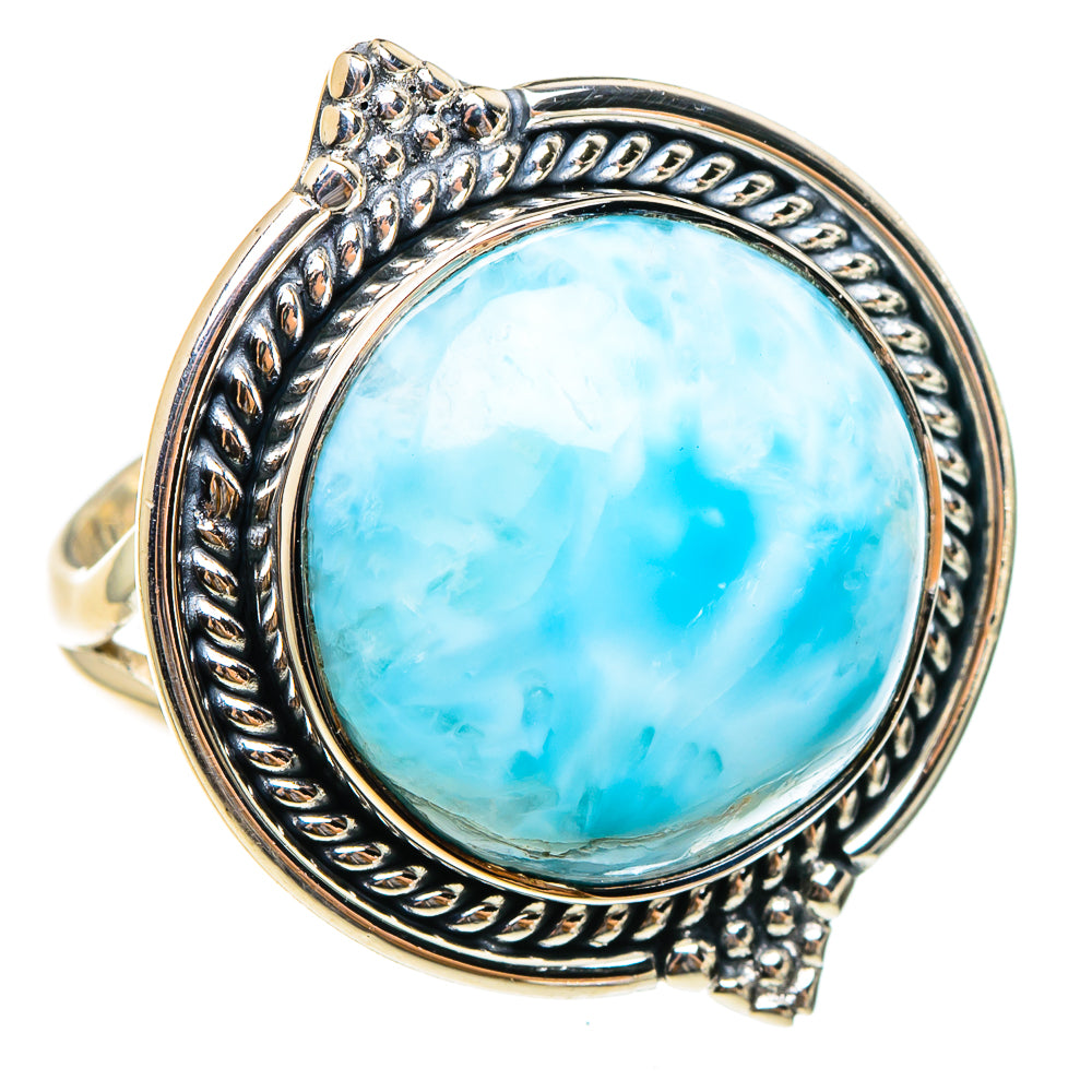 Larimar Rings handcrafted by Ana Silver Co - RING95463