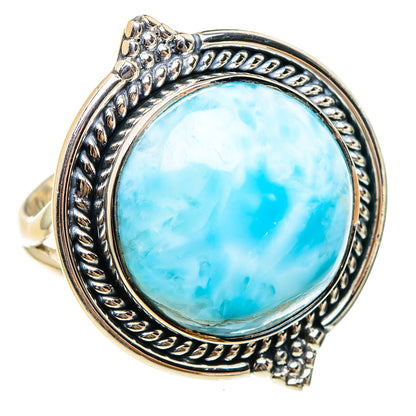 Larimar Rings handcrafted by Ana Silver Co - RING95463
