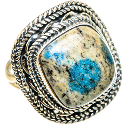 K2 Blue Azurite Rings handcrafted by Ana Silver Co - RING95464 - Photo 2