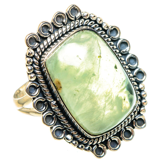 Prehnite Rings handcrafted by Ana Silver Co - RING95471