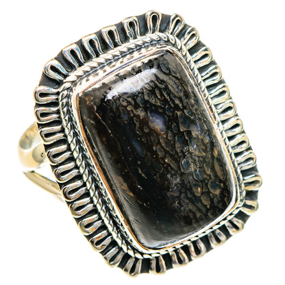 Dinosaur Bone Rings handcrafted by Ana Silver Co - RING95479