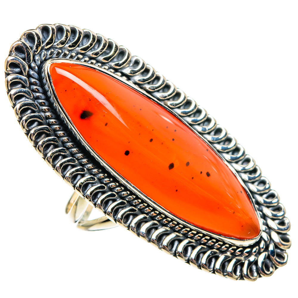 Carnelian Rings handcrafted by Ana Silver Co - RING95481