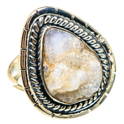 Desert Druzy Rings handcrafted by Ana Silver Co - RING95491 - Photo 2