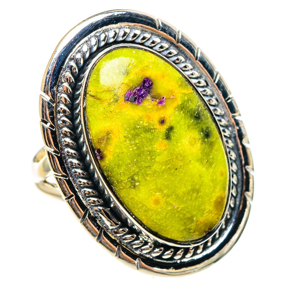 Atlantisite Rings handcrafted by Ana Silver Co - RING95494 - Photo 2