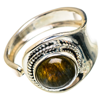 Labradorite Rings handcrafted by Ana Silver Co - RING95506