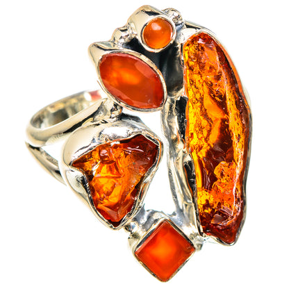 Carnelian Rings handcrafted by Ana Silver Co - RING95514