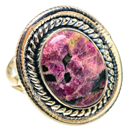 Ruby Fuchsite Rings handcrafted by Ana Silver Co - RING95517 - Photo 2