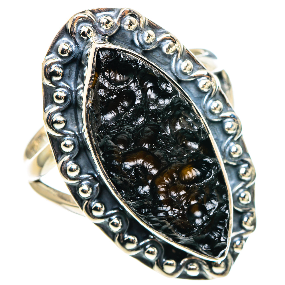 Tektite Rings handcrafted by Ana Silver Co - RING95523