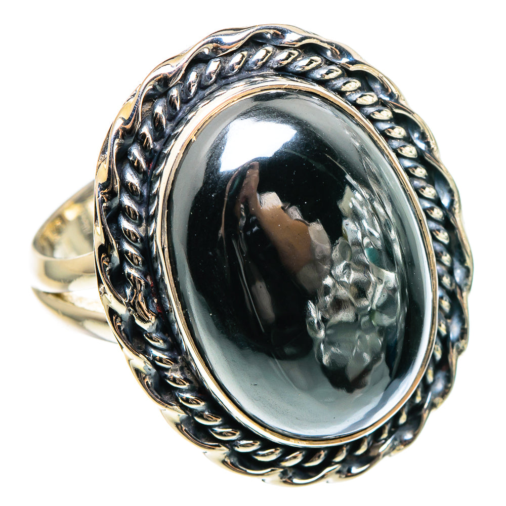 Hematite Rings handcrafted by Ana Silver Co - RING95528