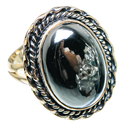 Hematite Rings handcrafted by Ana Silver Co - RING95528