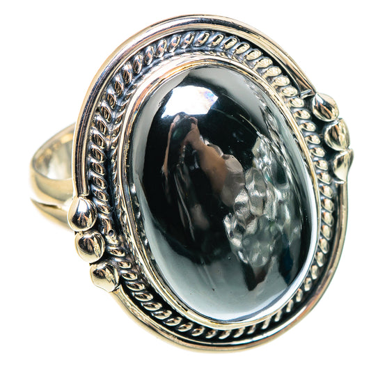 Hematite Rings handcrafted by Ana Silver Co - RING95529