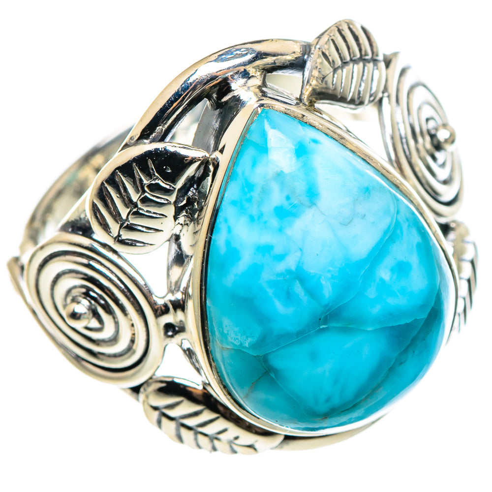 Larimar Rings handcrafted by Ana Silver Co - RING95535