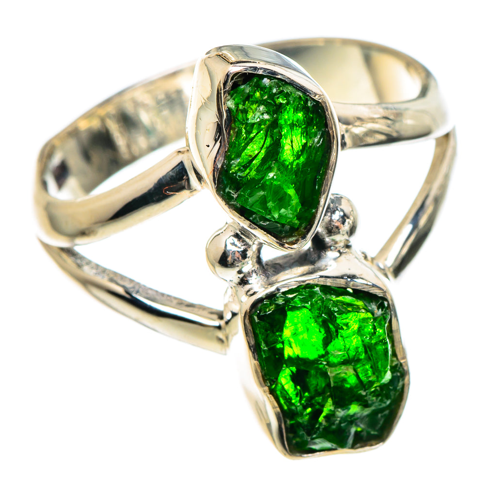Chrome Diopside Rings handcrafted by Ana Silver Co - RING95538
