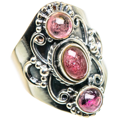 Pink Tourmaline Rings handcrafted by Ana Silver Co - RING95544