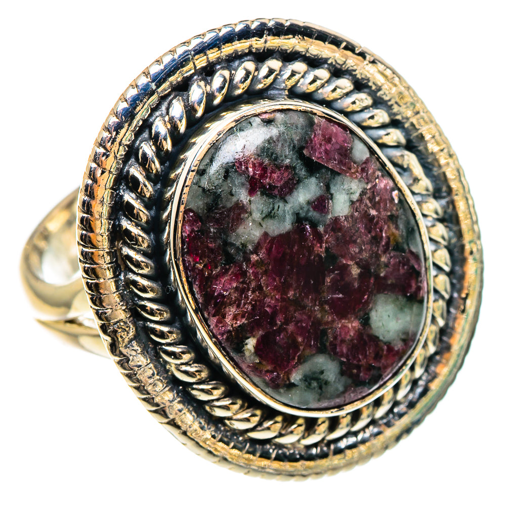 Russian Eudialyte Rings handcrafted by Ana Silver Co - RING95546 - Photo 2