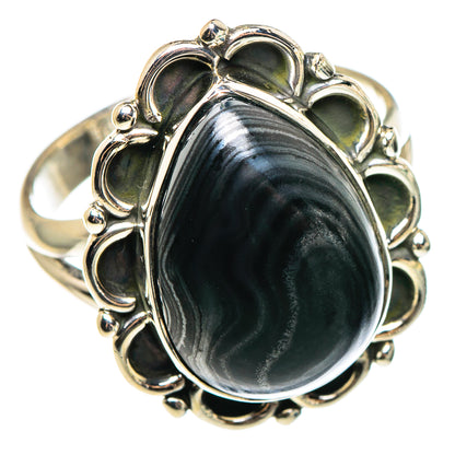 Psilomelane Rings handcrafted by Ana Silver Co - RING95548 - Photo 2