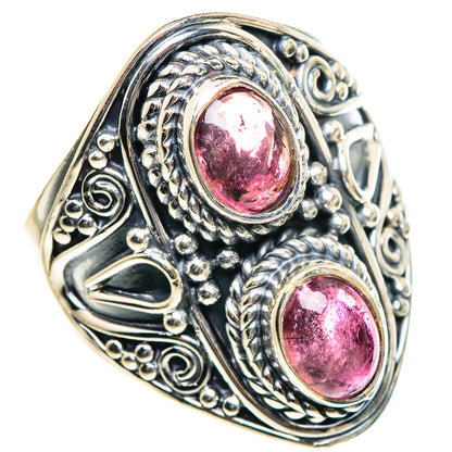 Pink Tourmaline Rings handcrafted by Ana Silver Co - RING95567