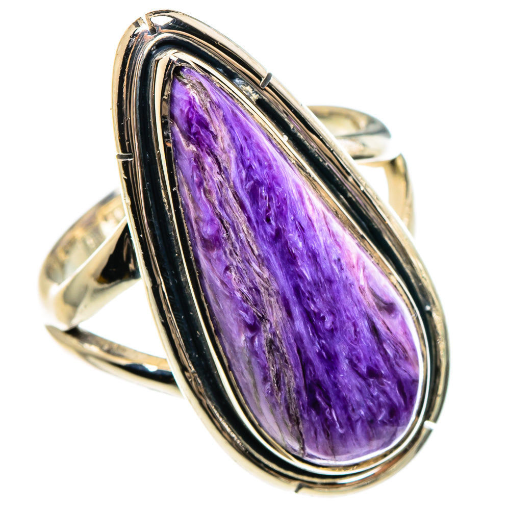Charoite Rings handcrafted by Ana Silver Co - RING95569