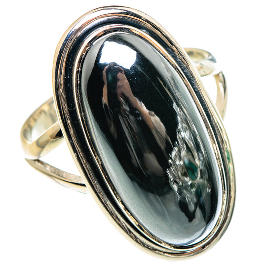 Hematite Rings handcrafted by Ana Silver Co - RING95576