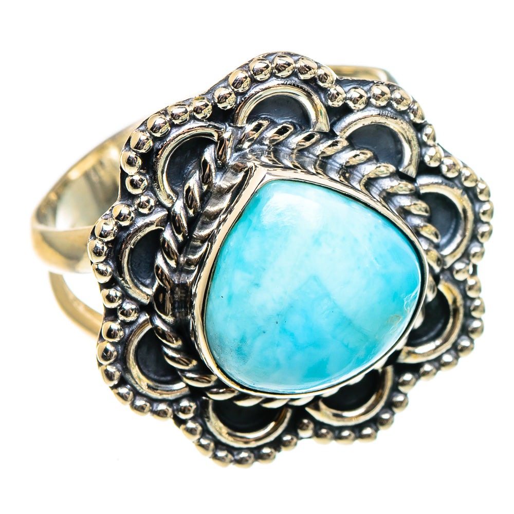 Larimar Rings handcrafted by Ana Silver Co - RING95582