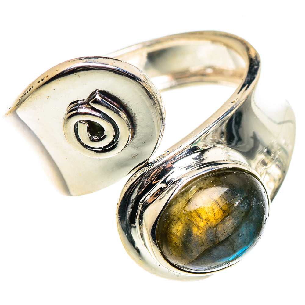 Labradorite Rings handcrafted by Ana Silver Co - RING95601