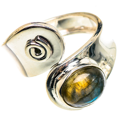 Labradorite Rings handcrafted by Ana Silver Co - RING95601