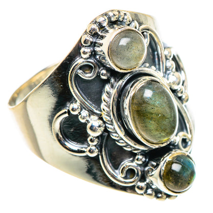 Labradorite Rings handcrafted by Ana Silver Co - RING95606
