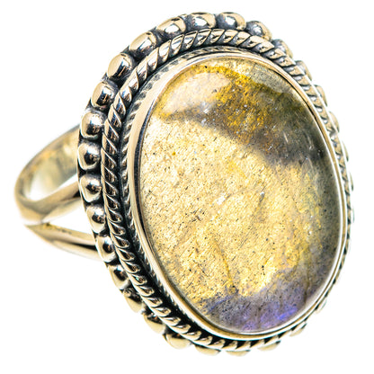 Labradorite Rings handcrafted by Ana Silver Co - RING95628