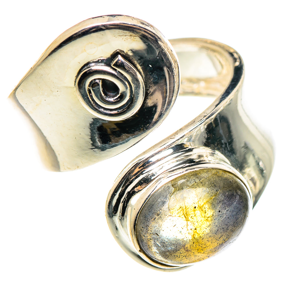 Labradorite Rings handcrafted by Ana Silver Co - RING95631